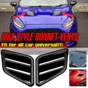 Gloss Black Hood Vent Max Style Bonnet Vent For HONDA Nissan LEXUS Universal