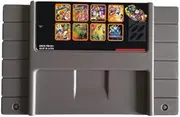 Royal Retro Super Game Collecton 8 In 1 NTSC Version 16 Bit Gray Game Card For USA Game Player