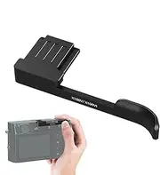 Hot Shoe Thumb Up Rest Hand Grip, Aluminum Alloy Thumb Rest Up Hand Grip, Anti-Scratch Silicone Pad, Camera Accessories, /Silver