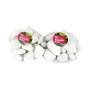 12KG Large White Plain Riverstone 100% Natural River Stone Pebble Decor Garden