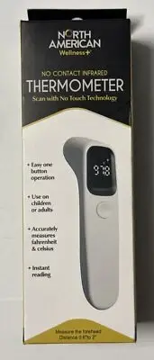 North American Wellness +, No Contact Infrared Thermometer