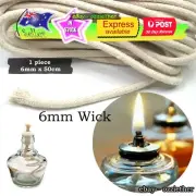 Wick 6mm Candle Oil Kerosene Lamp Lantern Cotton Wicks Alcohol Burner Lighting