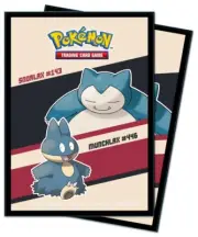 Ultra Pro Pokemon Deck Protector Sleeves Snorlax and Munchlax 65ct