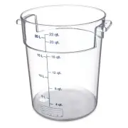 Carlisle 1076907 StorPlus 22 Qt. Round Food Storage Container
