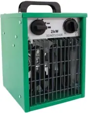 2kW Greenhouse Space Heater with Temperature Control Quiet Fan and Heater fo....