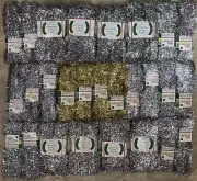 VTG 3” TINSEL GARLAND LOT 6ply 15’ x 8 - 2ply 20’ x 19 - 500’ TOTAL SILVER GOLD