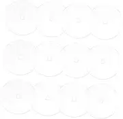 GLSTOY 100pcs Transparent Eva Earring Backs Self Adhesive Safety Stoppers Comfortable Cushioning for Daily Wear Sports Parties Ear Protection Stability for All Earring