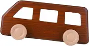 Wooden Coat Rack Wall Organizer with Hooks for Key Storage and Hanging Items, as described, Bus 23x3.5x10.5cm