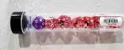 Sirius Dice Bloody Knife Set (7 with knives in center, 1 purple d20)