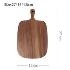 Wood Small Cutting Board With Handle For Bread Fruits Cheese Serving With Hol _t