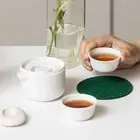 Disposable Kung Fu Tea Set pure colour Travel Tea Set Portable Teapot office