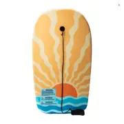 Surfboard Bodyboard Boogie Board For Beach w/ Strap 33"Lightweight Portable NEW
