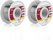 EukyPlace Solder Wire Sn60/Pb40, 1.00mm (2×50g) – Soldering Wire for Precision Circuit Boards, Electronics, Communication & Aviation – 190°C Melting Point, 340°C Working Temp