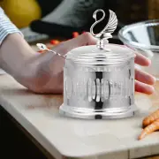 Silver Sugar Bowl Bottles Castor Kitchen Decoration Spice Container