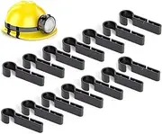 14 PCS Hardhats, Clips for, Hook,Hard hat Light Clip, Helmet Clips Headlamp Hard Hat Safety Helmet Cap Head Lamp Buckle Hook,for Various Headlamp and Hard Hat