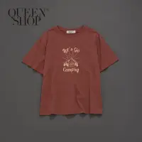 在飛比找蝦皮商城優惠-Ｑｕｅｅｎ Ｓｈｏｐ【01037451】女裝 山脈英文字母印