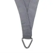 Marlook Shade Sail 3x5m Rectangle 280GSM 98% Grey Shade Cloth