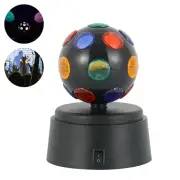 Crystal Flash Mini DJ Ball Lamp Rotating Colour Night Light Birthday Party