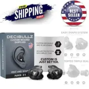 Personalized In-Ear Noise Reduction Earplugs for Comfortable Shooting and Travel