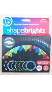 SHAPEBRIGHTZ BY BRIGHTZ, LTD MOTION ACTIVATED RGB LED BIKE WHEEL SPOKE LIGHT !!!