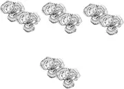 [Healeved] Rhinestone Shoe Clips for Women Sparkly Decorative Shoe Charms for Weddings Events Versatile Easy to Install High Heel Accessories Lightweight Durable