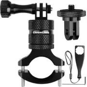 Bike Mount for Gopro, Camera Handlebar Mount with 360 Degree Rotation, Alumin...