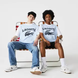 [實圖] Lacoste T 恤白藍 SOC VNXK - 100% Crocodile COTTON