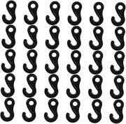 ABOOFAN 30pcs Multi Use Canopy Hooks Lightweight Plastic Tent Fixing Hooks for Outdoor Activities Easy to Install and Transport Windproof Tent Rope Hangers for Camping Gear