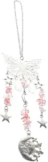 DECOMELODY Metal Wind Bell Wind Chime Pendant for Garden Decor Temple Wind Chime Crystal Ball