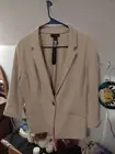 New METAPHOR Womens Petite Large Blazer Yellow