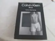 NEW Calvin Klein BLACK Cotton Standards 3-Pack Boxer Brief MENS XS Black $78.00