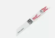 Milwaukee 48-01-7186 6" 24 TPI Thin Kerf SAWZALL Reciprocating Blades (100 Pk)