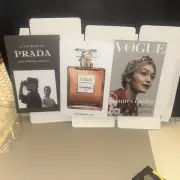 Coco Chanel / Prada / Vogue Paris Foldable Book Boxes Empty Book Covers New
