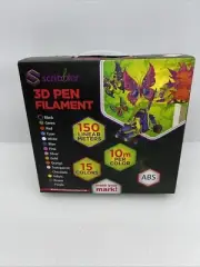 Scribbler 3D Pen Filament 15 Colors, 150 Linear Meters, 10 Meters Per Color New!