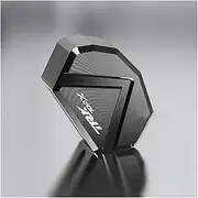 Motorbike Button Cover for Benelli TRK702X TRK 702X Mototcycle Switch Button Turn Signal Switch Keycap(Black,with Logo)
