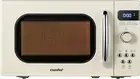 COMFEE' Retro Small Microwave Oven With Compact Size, 9 Preset Menus, Apricot