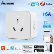 20A Zigbee Smart Socket Tuya WiFi AU Plugs Smart Life App Voice Control Adapter