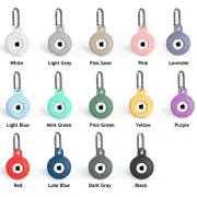 For Apple AirTag Silicone Case Cover with Keychain Air Tag Protective Cases Loop