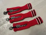 SET OF 3 CALLAWAY RAZR X HL HYBRID HEADCOVER HEAD COVER w/#disc 3 4 5 7 9 - NEW