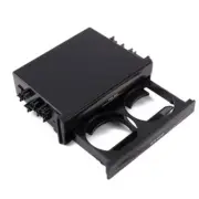 Car Dash Radio Double Din Pocket Cup Holder Storage Box Interior Accessories (for: Renault)