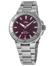 New Oris Aquis Date Automatic Red Men's Watch 01 733 7730 4158-07 8 24 05PEB