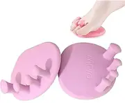 Foot Trainer for Plantar Fasciitis Flat Feet, Supportive Foot Care Toe Spacers Overlapping Corrector, 2 Soft Foot Trainer Separators, Hallux Valgus Trainer for Foot Pain Relief(Purple)