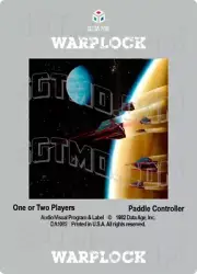 Atari 2600 Replacement Label - Warplock