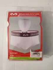 NEW McDavid Youth Cup & Support Performance Boxer w/Flex Cup - Sz Lge 25-27"