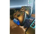 Microsoft Xbox One & Xbox 360 Dual Controller Stand Twin Gamepad Holder Display