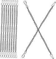 ERINGOGO 20 Pcs Hanging Chains with Hook for Plants Signs Stylish Chain for Easy Installation of Billboards Posters and Pictures Thickness