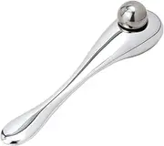 COLLBATH 1Pc Silver Eye Massage Roller Portable Beauty Tool for Eye Cream Application Zinc Alloy Face Massaging Rod for Women Relieves Fatigue Reduces Puffiness