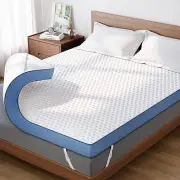 3 Inch Gel Bamboo Memory Foam Mattress Topper Reversible Removable Zipper Cover