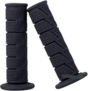 Universal 7/8" 22mm Motorcycle Handle Grip Non Slip Rubber Throttle Grip for Motorbike Motocross Off Road E-Bike Scooter