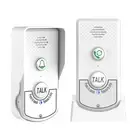 2 Way Voice Intercom ABS Wireless Intercomunicador Doorbell System Unit (White)